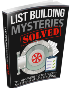 Checklist Building Mysteries Solved