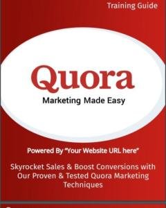 Quora Marketing Made Easy Pack